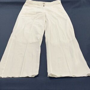 Elegant White Wide-Leg Pants Long Tall Sally
